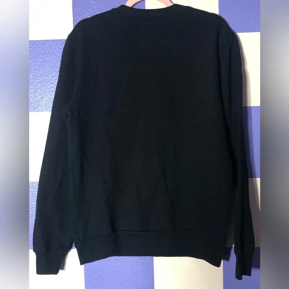 NWOT Black Heavyweight Crewneck with “F” Letter High Quality 100% Cotton